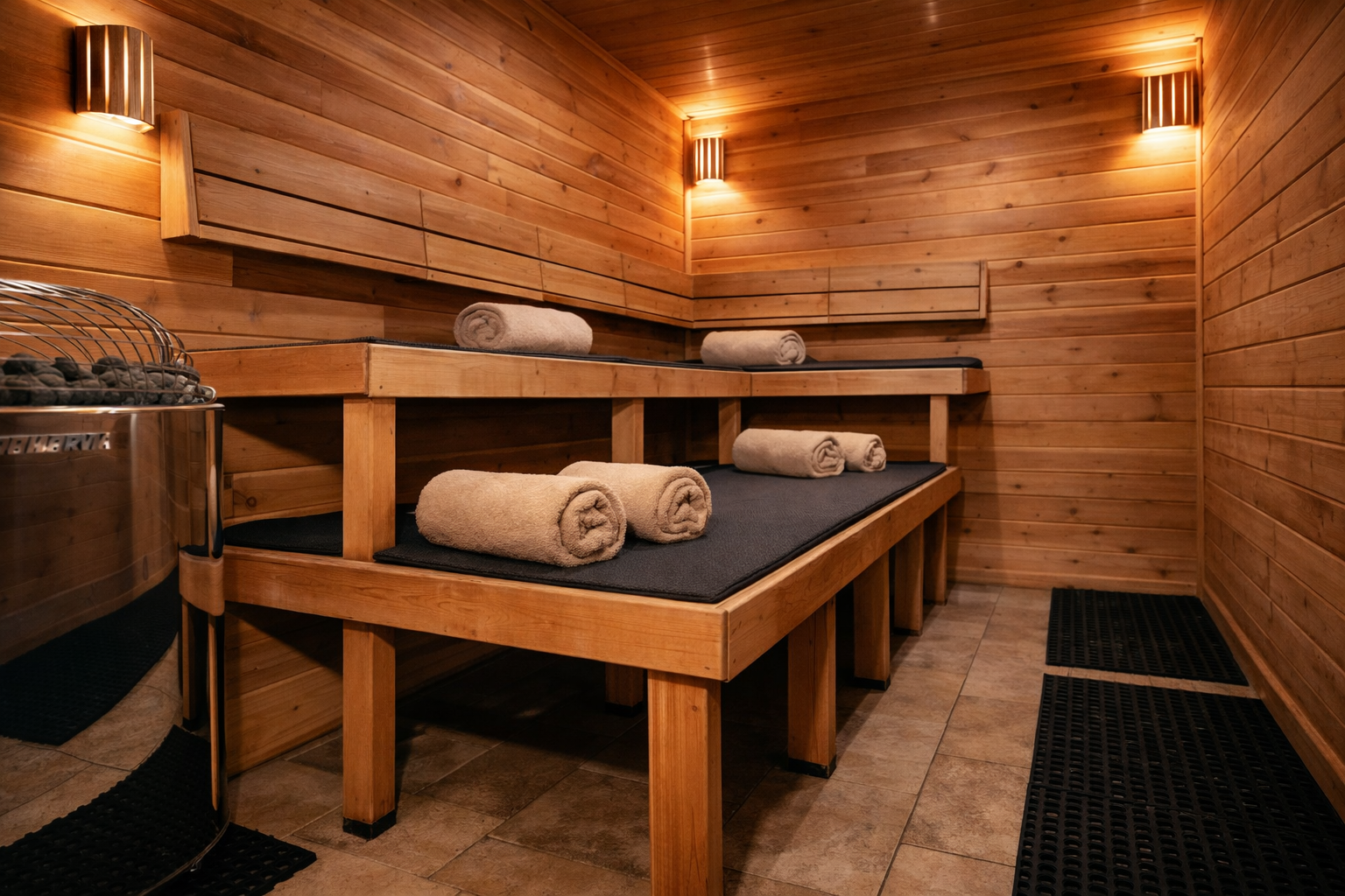 Member sauna at 10th Planet Covina